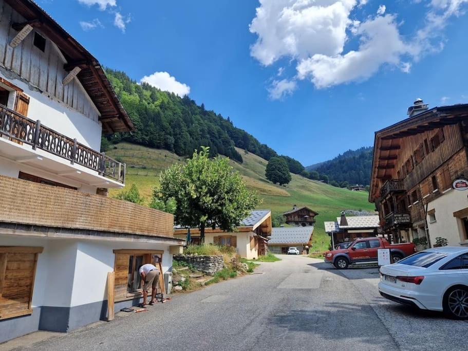 Appartement La Duchere Le Plan-La Giettaz Massif Des Aravis Buitenkant foto