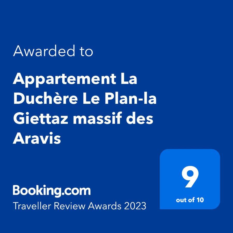 Appartement La Duchere Le Plan-La Giettaz Massif Des Aravis Buitenkant foto