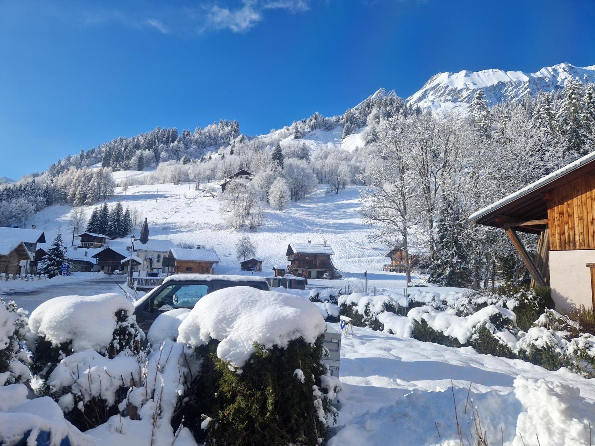 Appartement La Duchere Le Plan-La Giettaz Massif Des Aravis Buitenkant foto